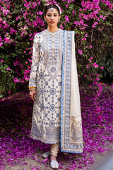 Mohsin Naveed Ranjha Festive Luxury Lawn Collection – Motia 3 Pieces Unstitched