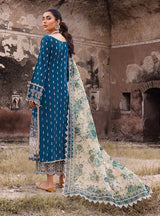 Zainab Chottani Embroidered Chikankari Suits Unstitched 3 Piece ZC22CK Azal 1A - Luxury Collection