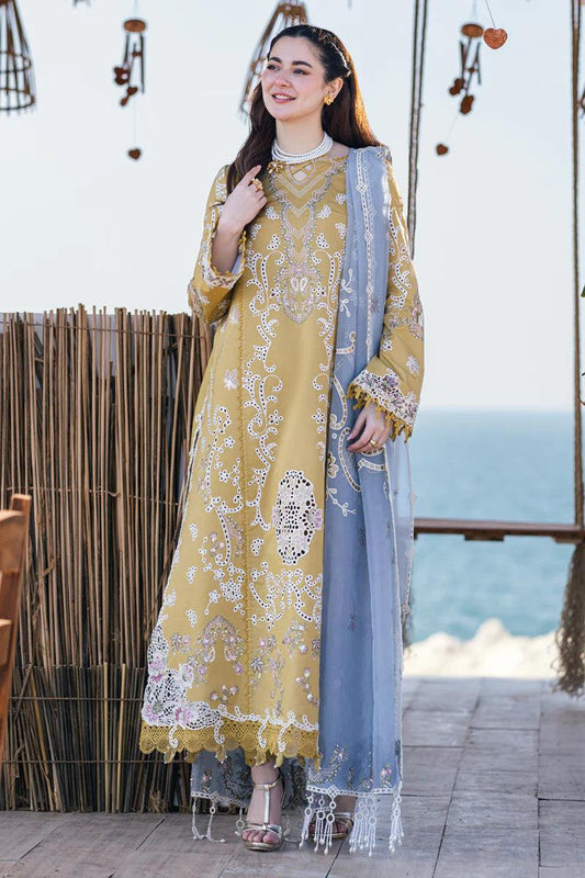 Qalamkar Sahil Kinare Luxury Lawn Collection Unstitched FP-03 SELMA