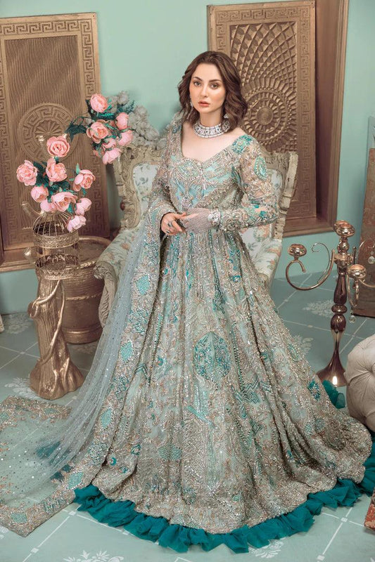 Ahmad Sultan AS-BRIDALS Fully Hand Emblishment Unstitched 3 Pieces Collection Marie Antoinette