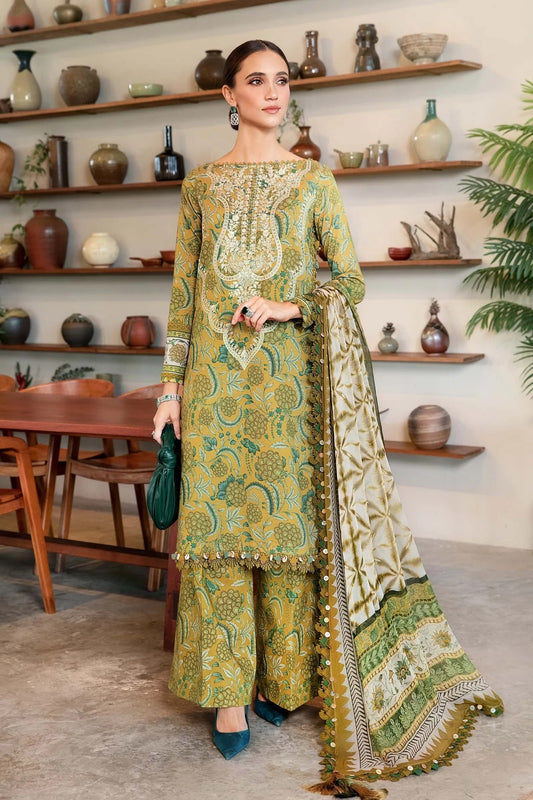 Maria.B Luxury Lawn Embroidered 3 Piece Unstitched MPT-2513-B