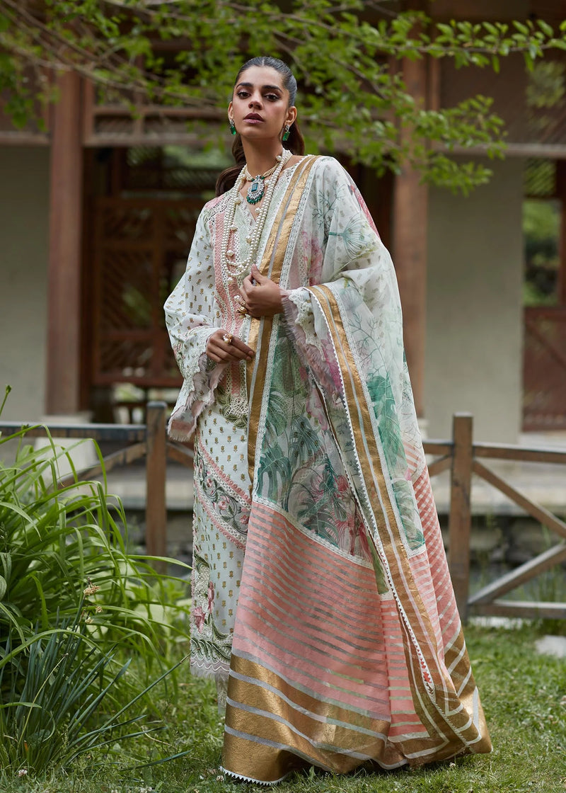 Crimson X Saira Sakira Luxury Lawn 3 Pieces Unstitched Shigar D- 5A
