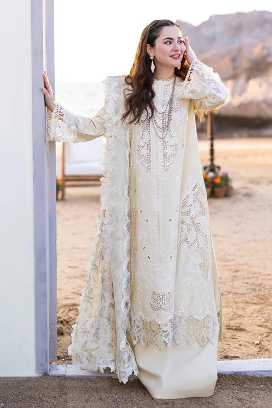 Qalamkar Sahil Kinare Jana Luxury Lawn 3 Pieces Unstitched ChikenKari Collection