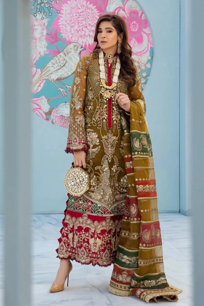 Maryam Hussain - Marwa Festive Chapter 2 -Wedding Collection - 03 Hina 3 Pc Unstitched
