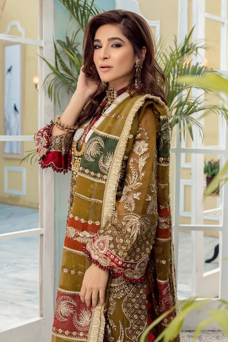 Maryam Hussain - Marwa Festive Chapter 2 -Wedding Collection - 03 Hina 3 Pc Unstitched