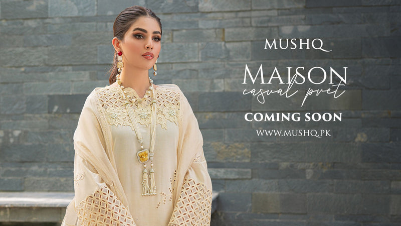 Adan's Libas Zaire Luxury Lawn Eid Collection 3 Pieces Unstitched - Mischska