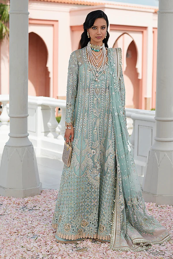 Freeshia by Suffuse Embroidered Organza Suits Unstitched 4 Piece WD2 Zille - Wedding Collection