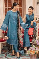 Mushq Luxury Lawn Festive 3 Pieces Unstitched MSL -14 Mia Festival De Verano Luxury Lawn Collection