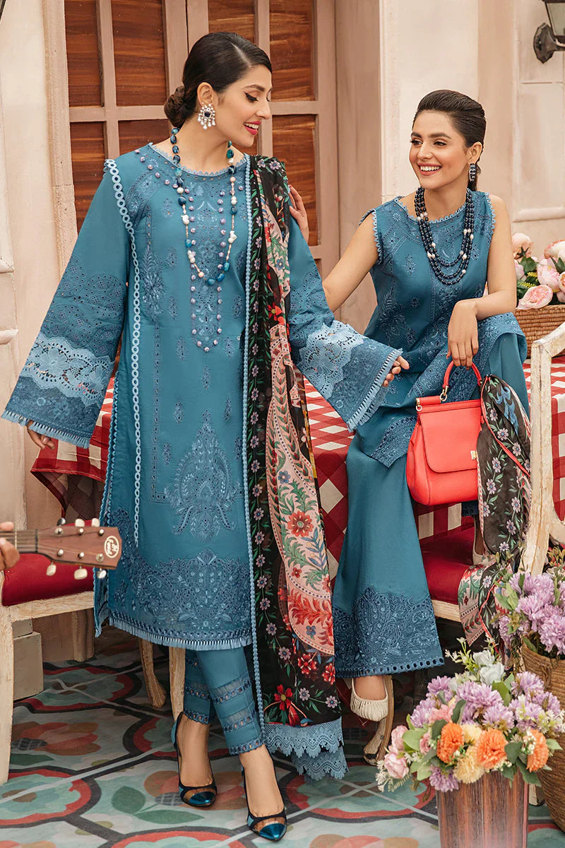 Mushq Luxury Lawn Festive 3 Pieces Unstitched MSL -14 Mia Festival De Verano Luxury Lawn Collection