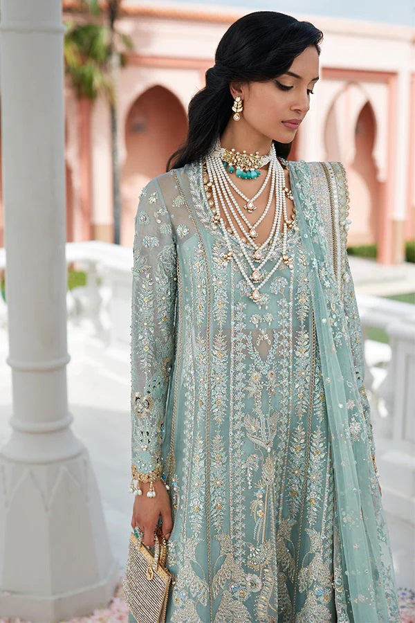 Freeshia by Suffuse Embroidered Organza Suits Unstitched 4 Piece WD2 Zille - Wedding Collection