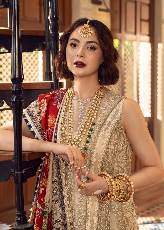 Aik Jhalak by Crimson Embroidered Suits Unstitched 3 Piece D1 - Luxury Wedding Formals