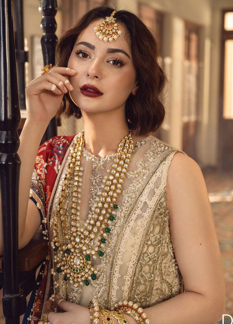 Aik Jhalak by Crimson Embroidered Suits Unstitched 3 Piece D1 - Luxury Wedding Collection