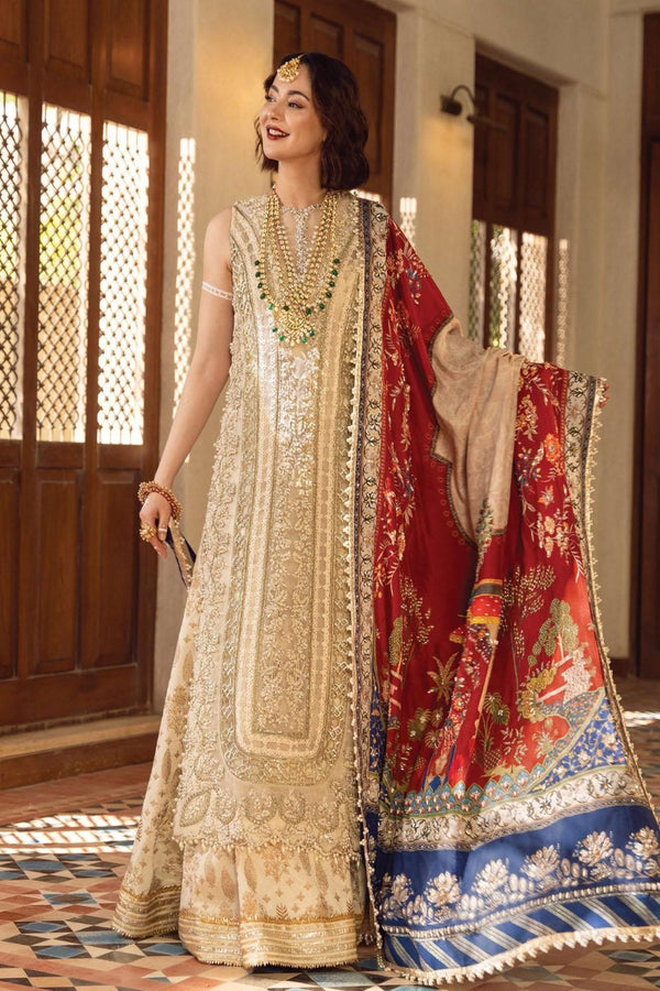 Aik Jhalak by Crimson Embroidered Suits Unstitched 3 Piece D1 - Luxury Wedding Collection
