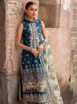 Zainab Chottani Chikankari Luxury Lawn Collection AZAL 1-A