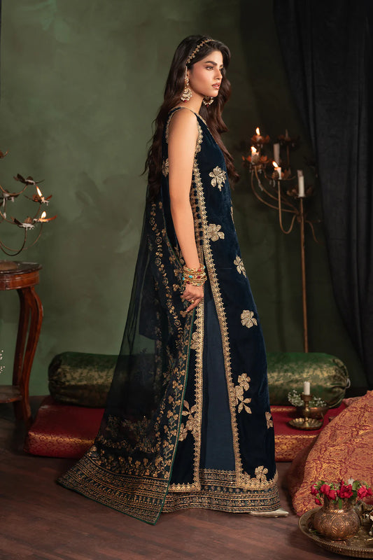 Iznik Luxury 9000 Micro Velvet Unstitched Embroidered Suits IV-51