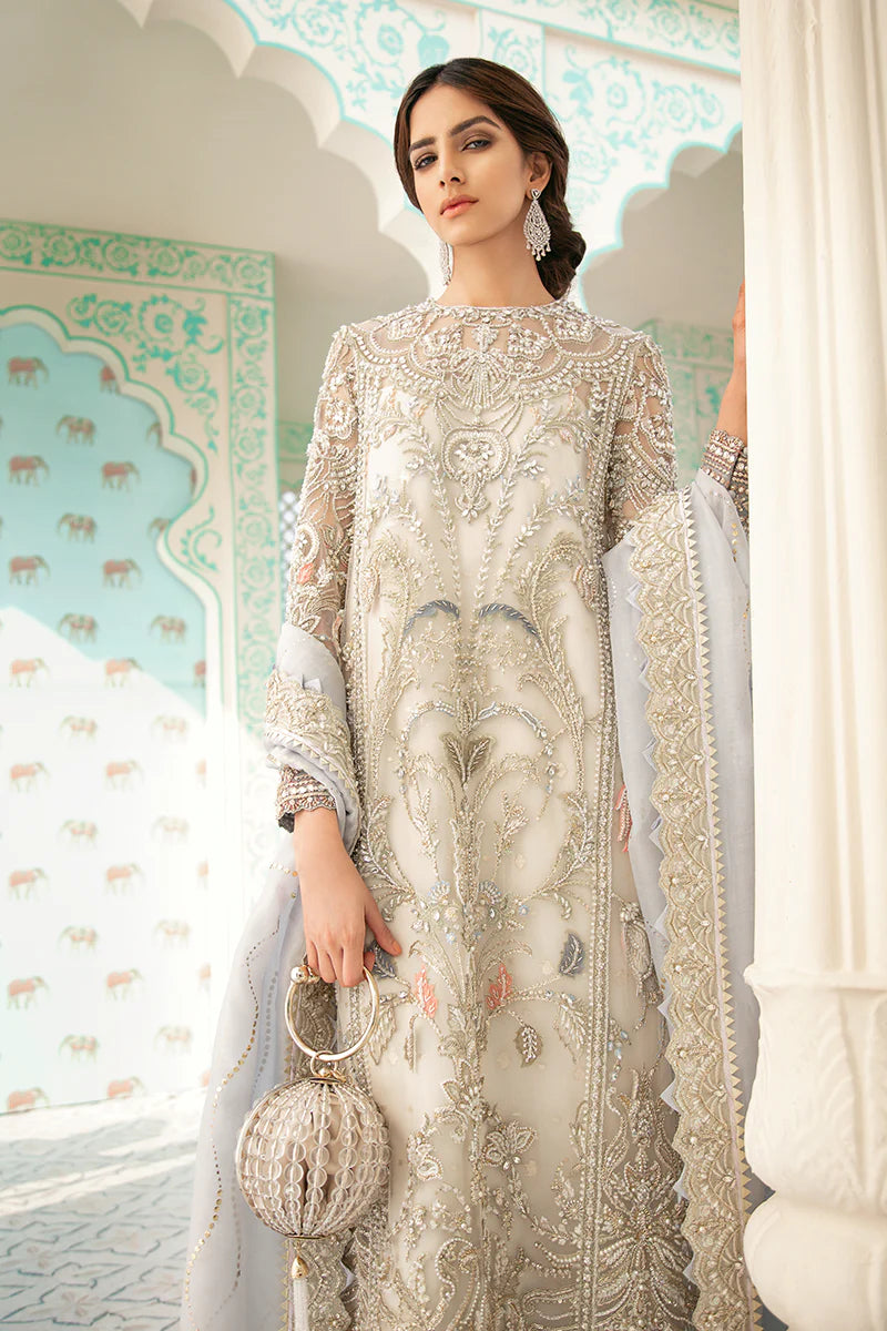Suffuse by Sana Yasir – Selene Unstitched Net Embroidered 3 Pieces