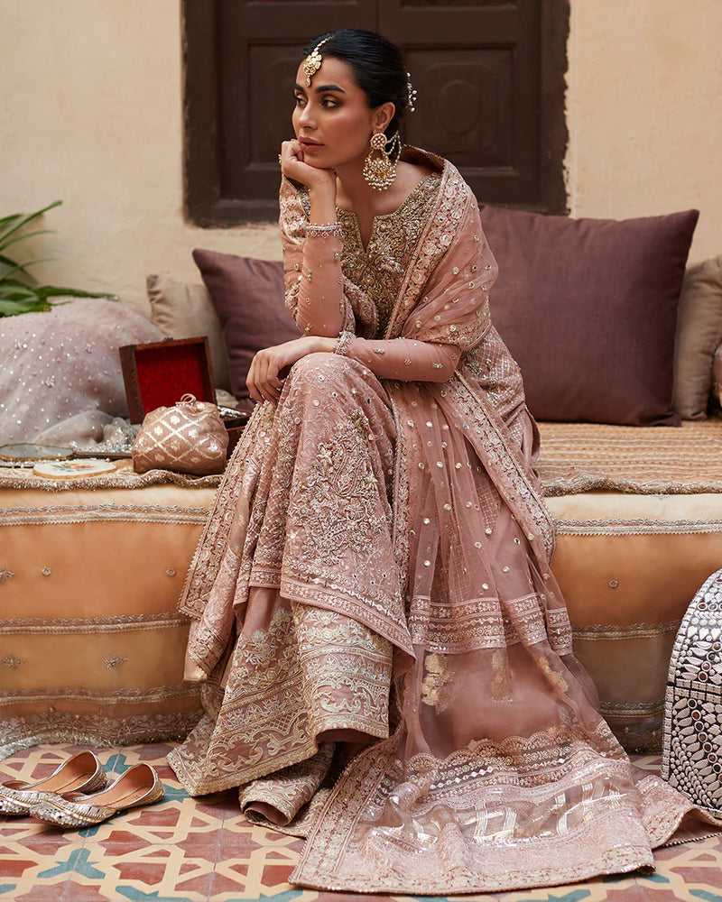 Faiza Saqlain Formals - Zeena Pure Chiffon Embroidered 3 Pieces Unstitched