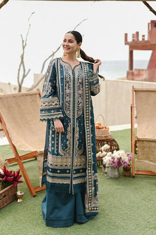 Qalamkar Sahil Luxury Chikankari Lawn Unstitched Collection QLM -10 Zahra