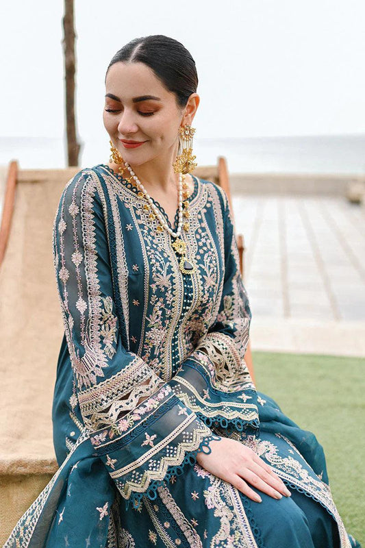 Qalamkar Sahil Luxury Chikankari Lawn Unstitched Collection QLM -10 Zahra