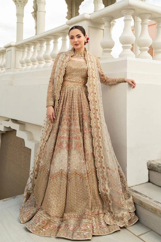 Faiza Saqlain Wedding Festive Net Embroidered 3 Pc Unstitched Collection JEMINA-01