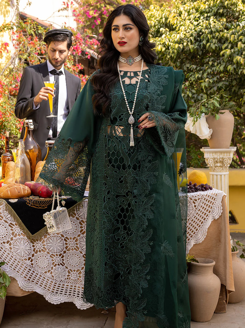 Bin Ilyas Cheri Festive Summer Luxuxry Lawn Collection 708 - B Unstitched 3 Piece