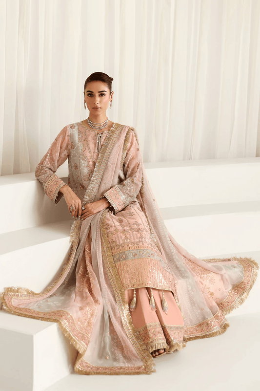 Alizeh Embroidered Chiffon Unstitched 3 Piece Suit AFC-CH-2181-BREEZE Party Wear