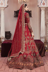Maria.B Couture Brides Edition Deep Red Mbroidered Collection Unstitched MC-029