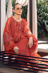 Maria.B Embroidered Lawn Suits Unstitched 3 Piece D-03 Imperial & Splendor - Eid Collection