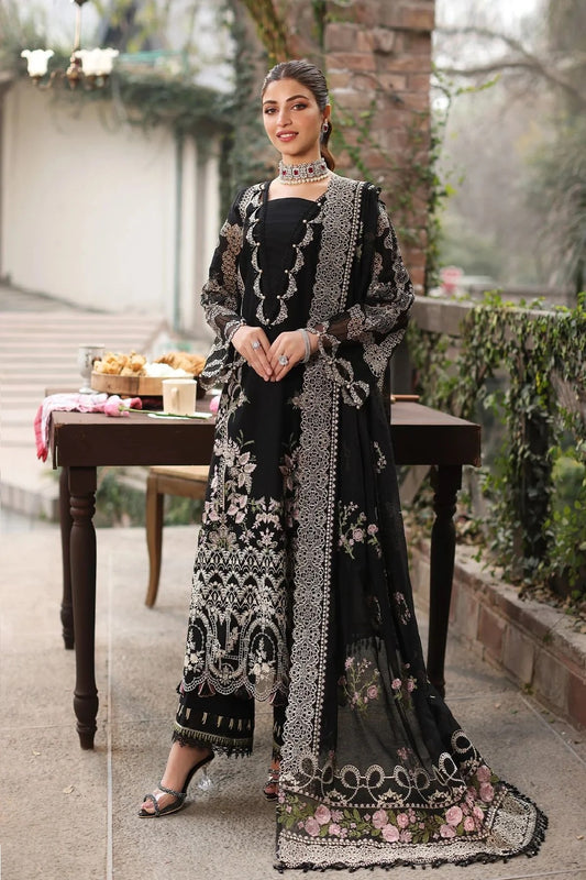 Kahf Luxury Lawn Embroidered Unstitched 3 Piece K24FLL-06 NOOR