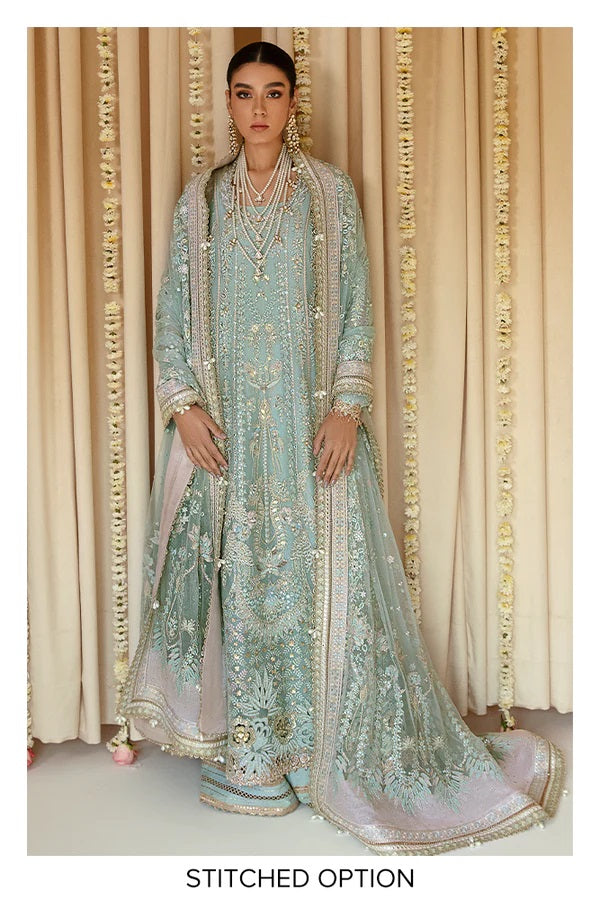 Freeshia by Suffuse Embroidered Organza Suits Unstitched 4 Piece WD2 Zille - Wedding Collection