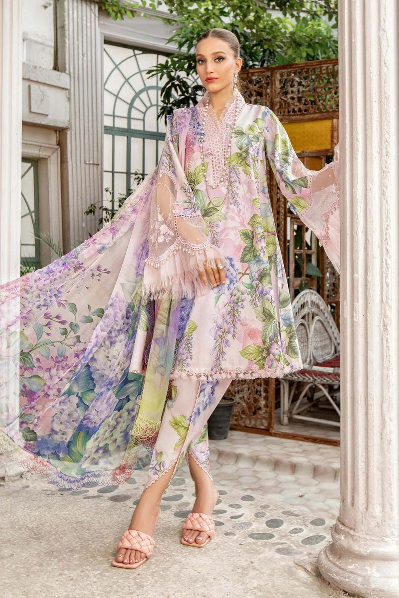 Maria.B M.Prints Summer Lawn Collection 3 Pieces Unstitched   MPT - Design 1A