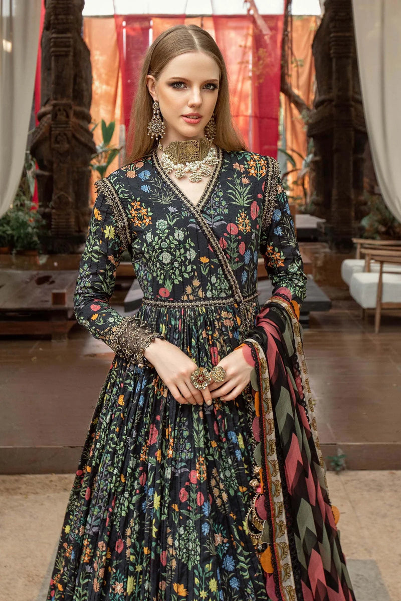 M Prints By Maria.B Embroidered Lawn Suits Unstitched 3 Piece MB23MPE 8B - Eid Collection