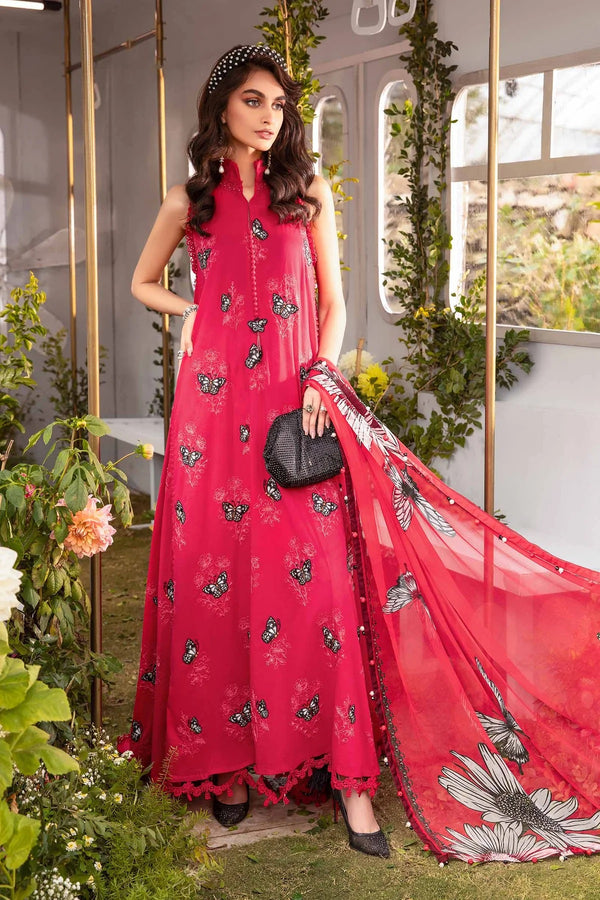 Maria.B Eid Collection Mprints Summer Lawn 2024 Vol-01 - 05A Stitched Collection