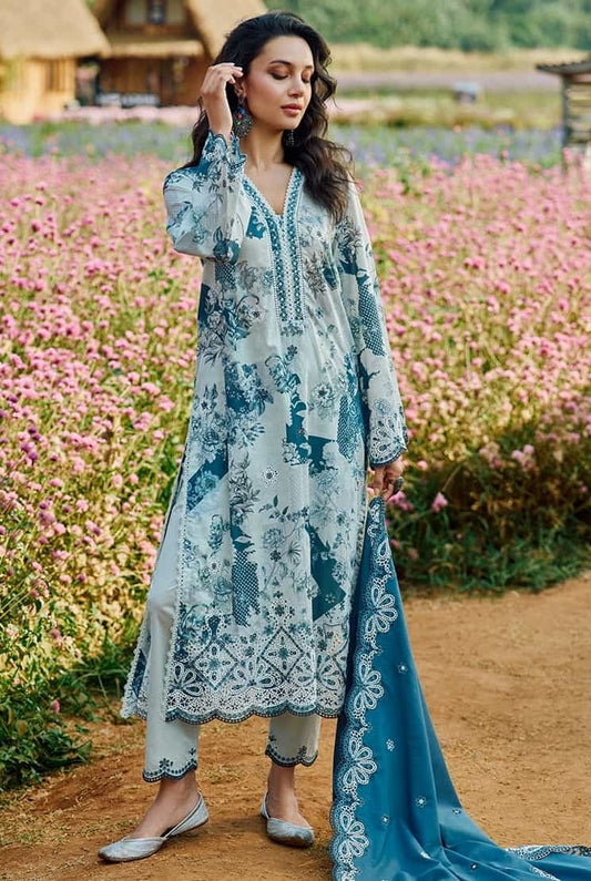 Image Luxury Lawn Unstitched Embroidered Collection SAMAH