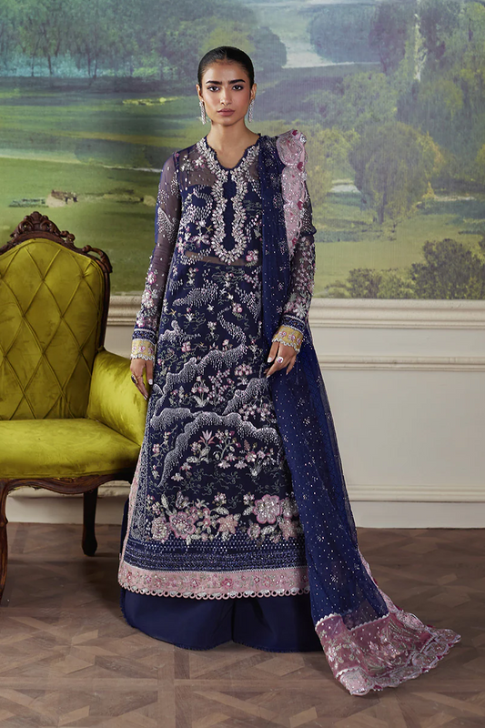 Republic WomensWear Embroidered Suits Unstitched 3 Piece D-07 Stella - Wedding Collection