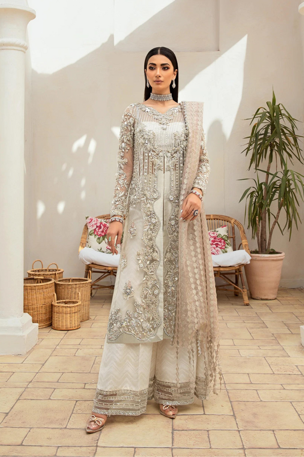 Maryam Hussain Rosnhi Luxury Formal Marwa Unstitched Chapter2 MFC2-06 By Nimra Khan