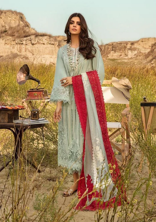 Saira Shakira Luxury Chikankari Unstitched Lawn Embroidered Collection OPEL