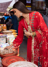 Bazaar By Nureh Embroidered Chikankari Lawn Suits Unstitched 3 Piece Festive Collection