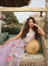 Crimson by Saira Shakira Embroidered Lawn Suits Unstitched 3 Piece 6A-LAVENDER - Luxury Collection