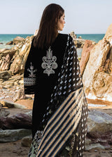 Crimson Embroidered Lawn Suits Unstitched 3 Piece Marori Dreams D4B - Luxury Collection