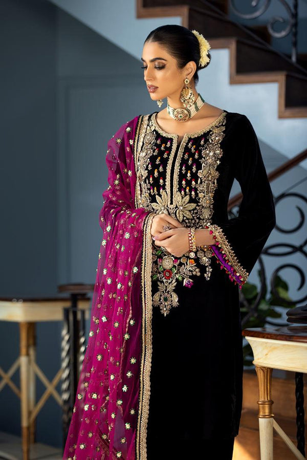 Khuda Baksh Luxury Velvet Collection Unstitched 3 Pieces