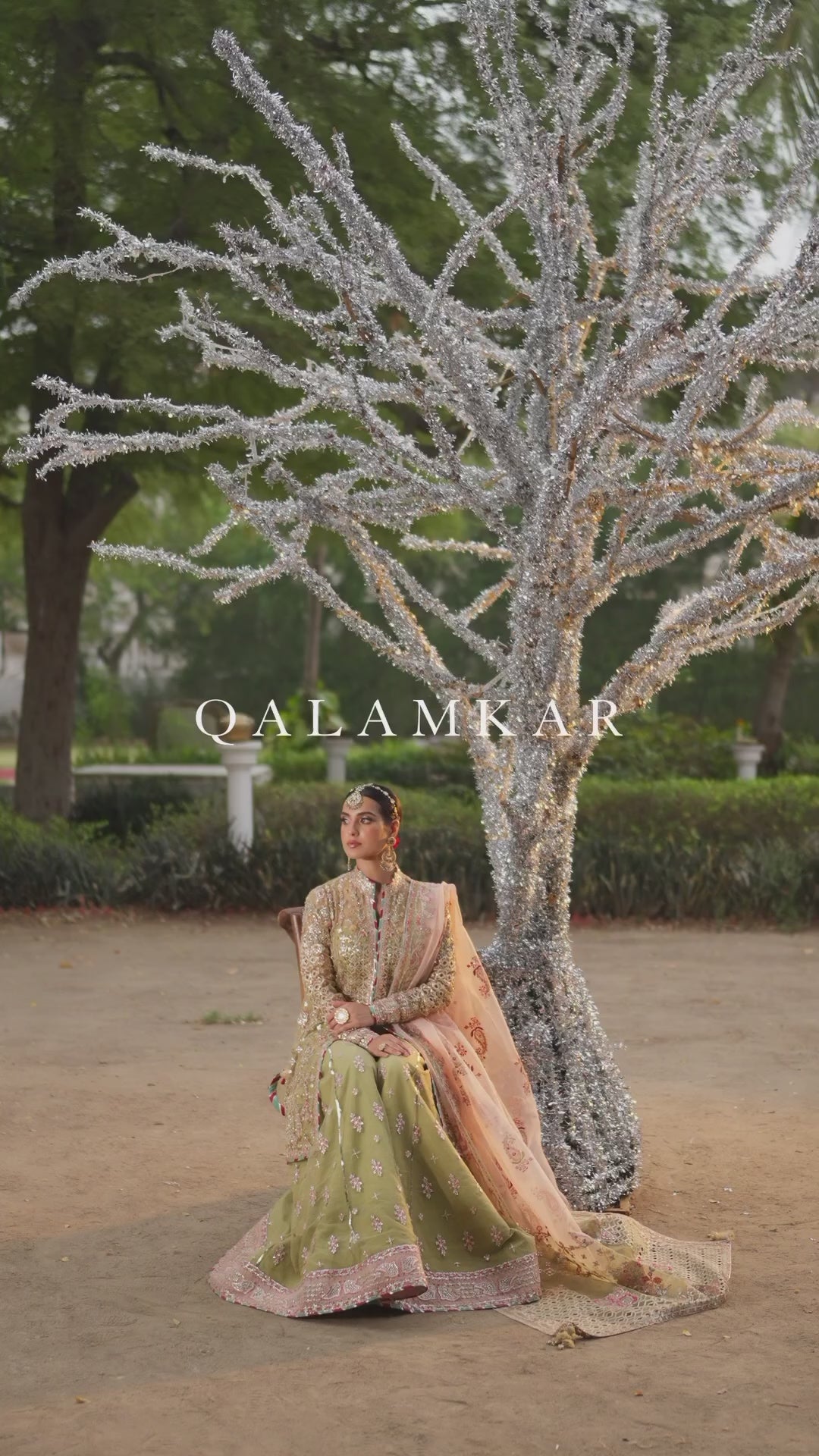 Qalamkar Singhar Net Embroidered Hand Work 3 Pc Unstitched Suits RF-07 HALENA