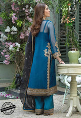 ASIM JOFA JASHN COLLECTION - AJ-48 ORGANZA EMBROIDERED COLLECTION 3 PIECES UNSTITCHED