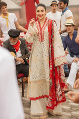 Mushq Embroidered Lawn Suits Unstitched 3 Piece MSL22-09 ALBA - Luxury Summer Collection