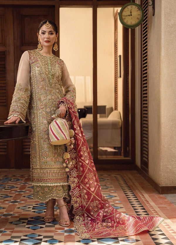 Aik Jhalak by Crimson Embroidered Suits Unstitched 3 Piece CR D2 - Luxury Wedding Collection