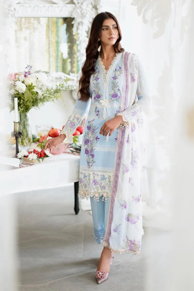 Sana Safinaz Muzlin Spring Luxury Lawn Eid Collection 2023 – SS 018-A 3 Pieces Unstitched